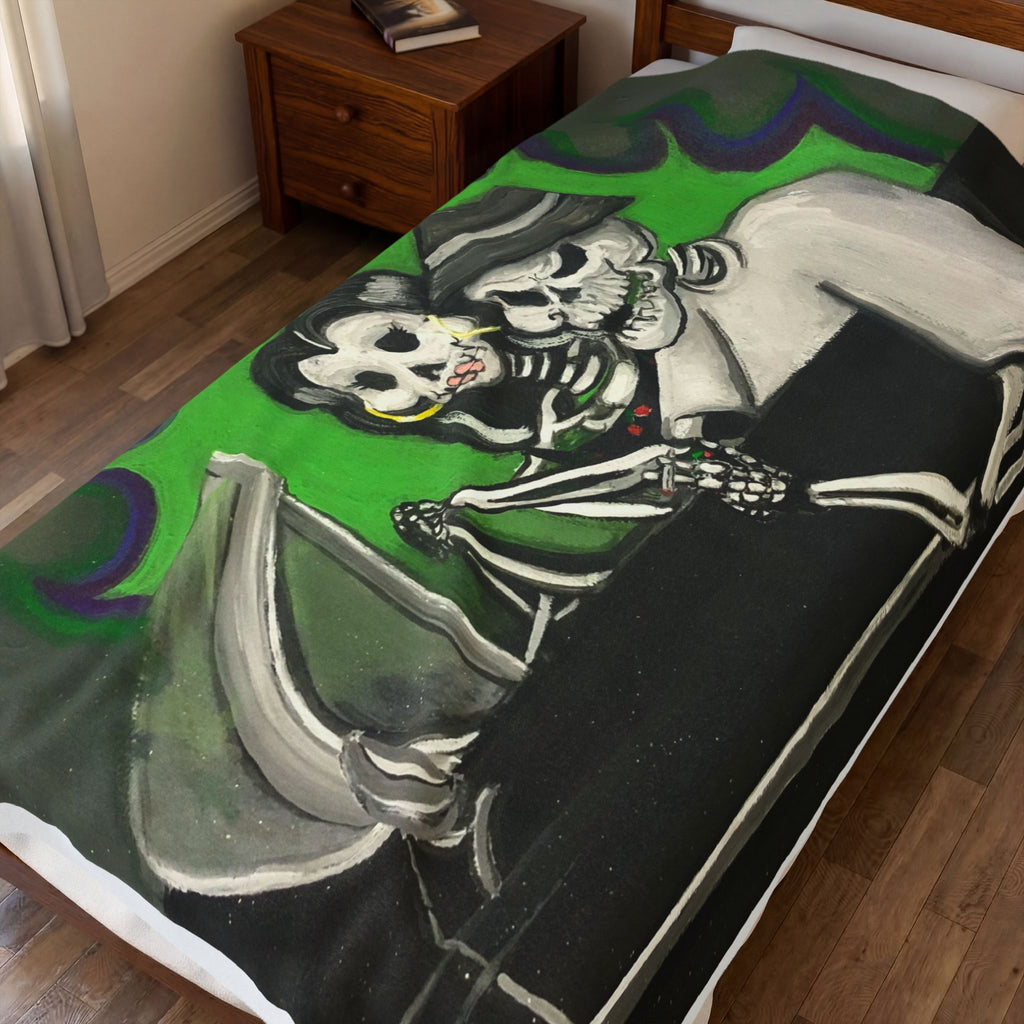 Ride With Me Velveteen Plush Blanket