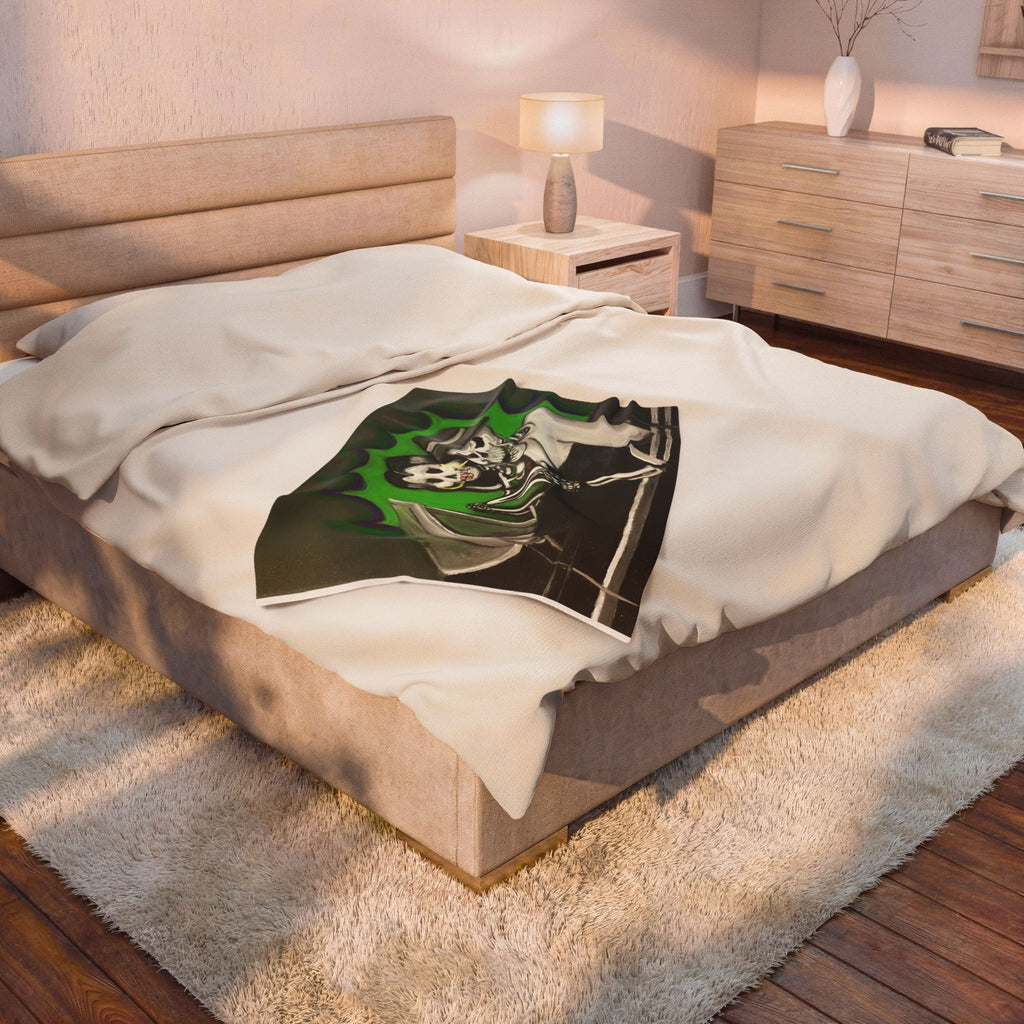Ride With Me Velveteen Plush Blanket