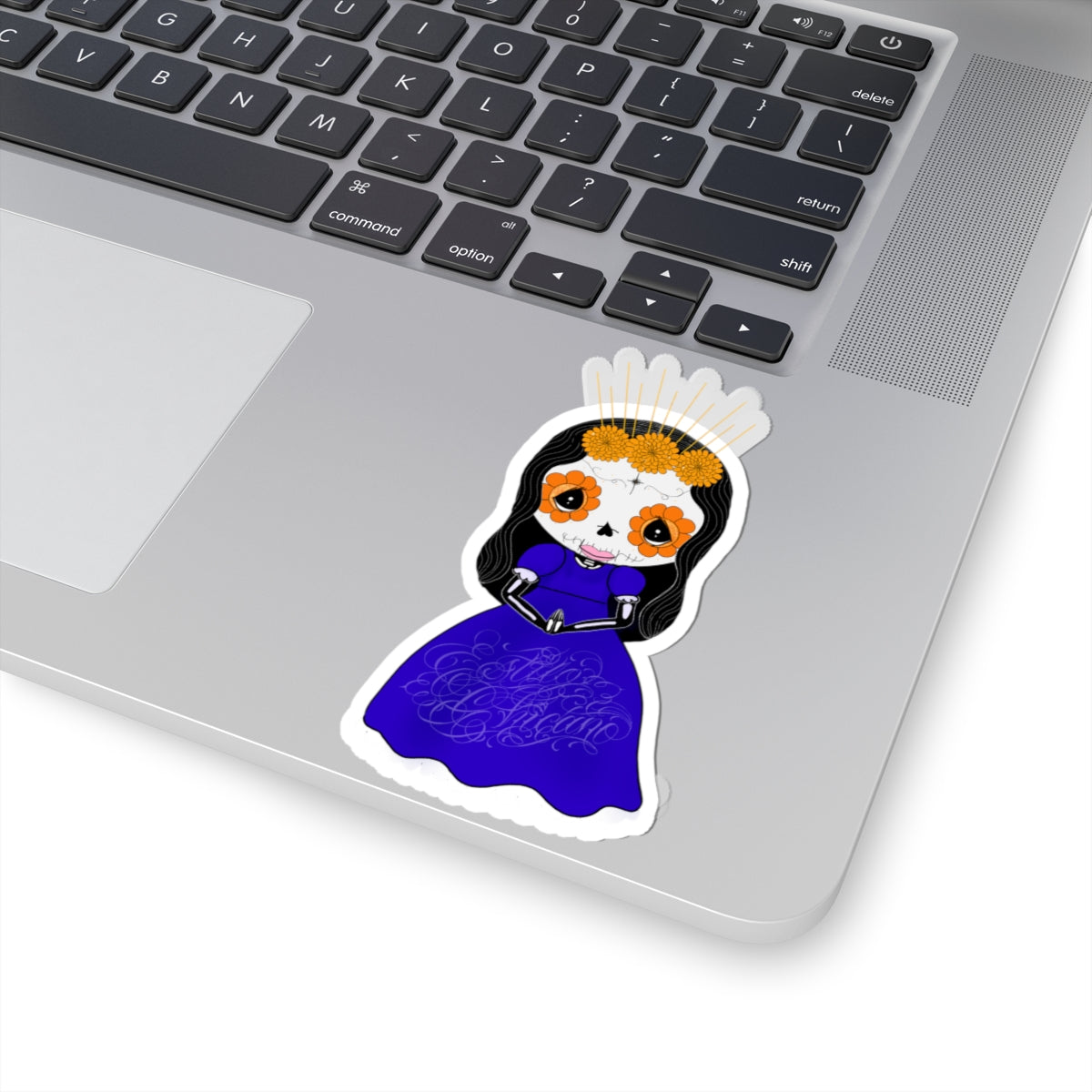 Praying Catrina Sticker