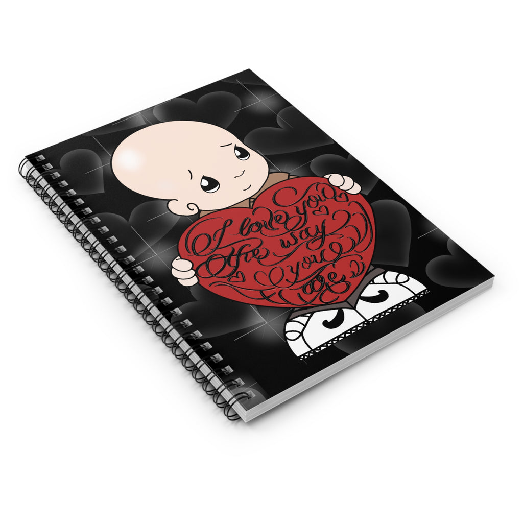 ILY Spiral Notebook - Ruled Line