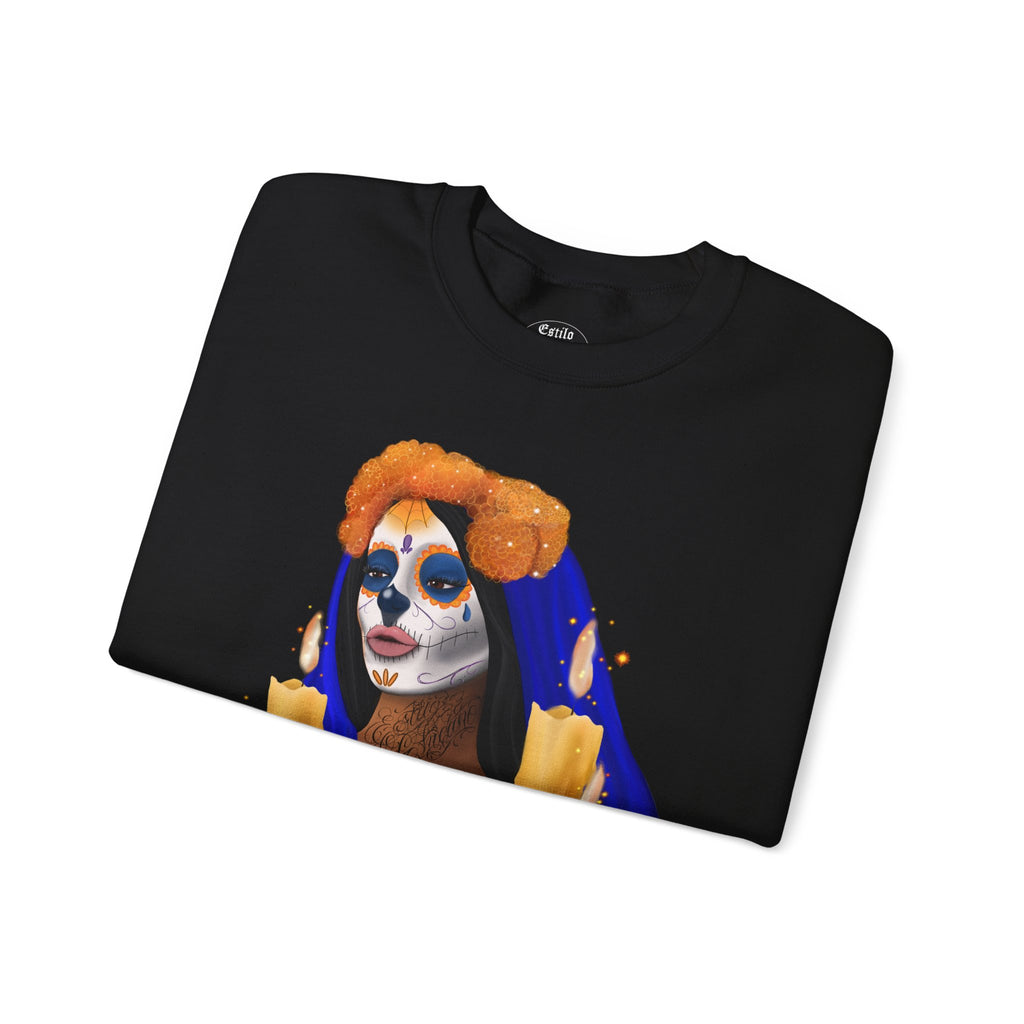 Blue Catrina Crewneck