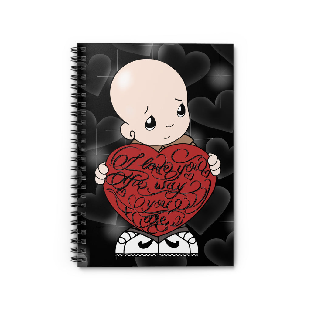 ILY Spiral Notebook - Ruled Line