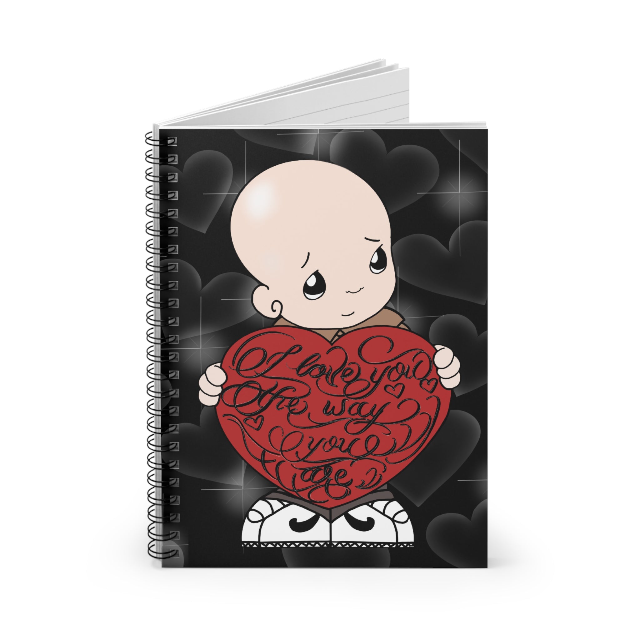 ILY Spiral Notebook - Ruled Line