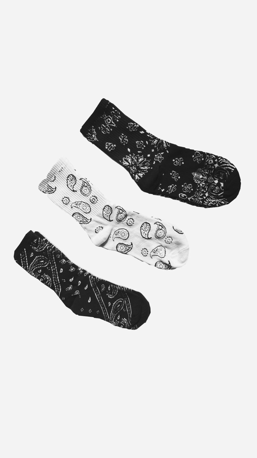Paisley Pattern Socks