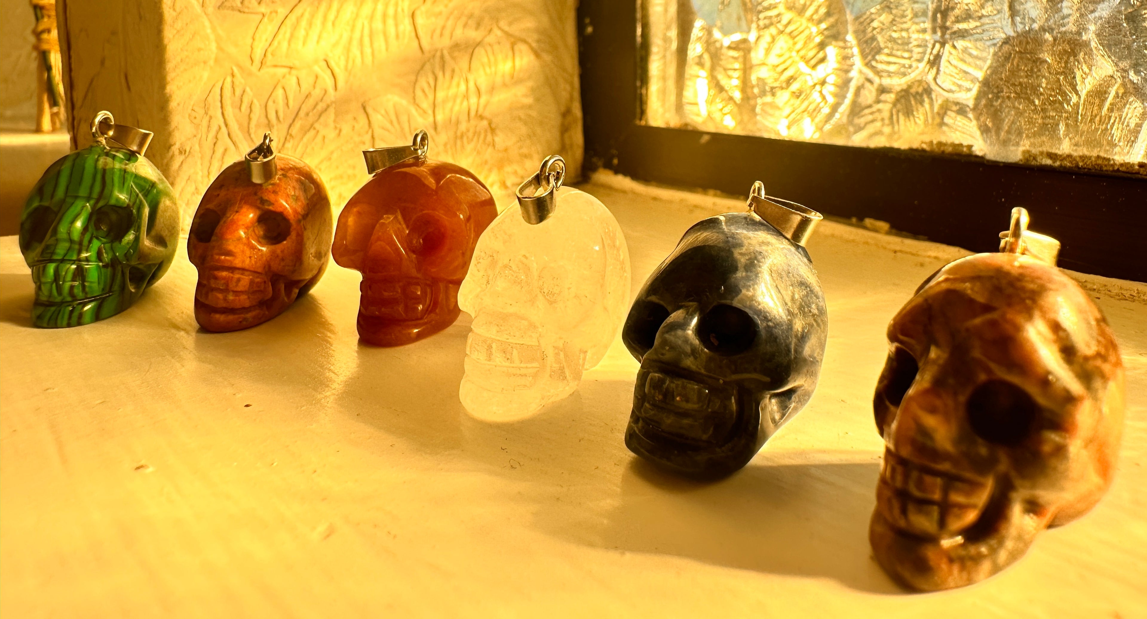 Crystal Skull Pendants