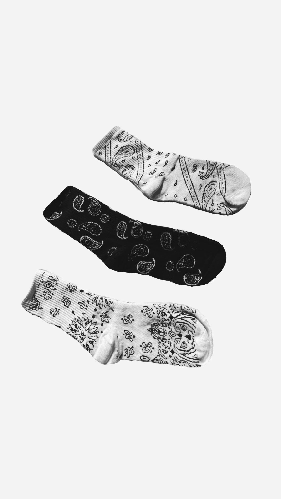 Paisley Pattern Socks