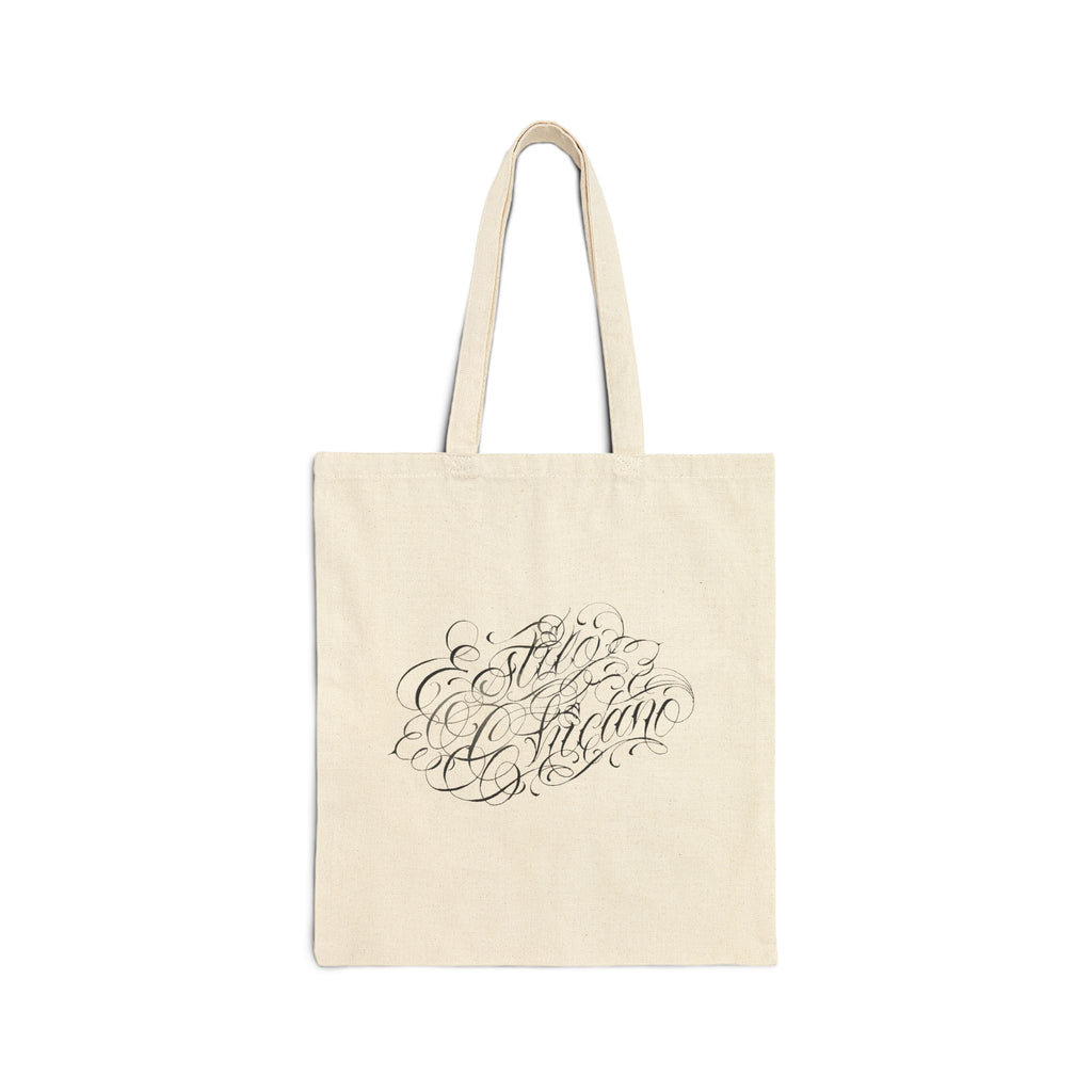 Blue Catrina Canvas Tote Bag