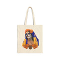 Blue Catrina Canvas Tote Bag