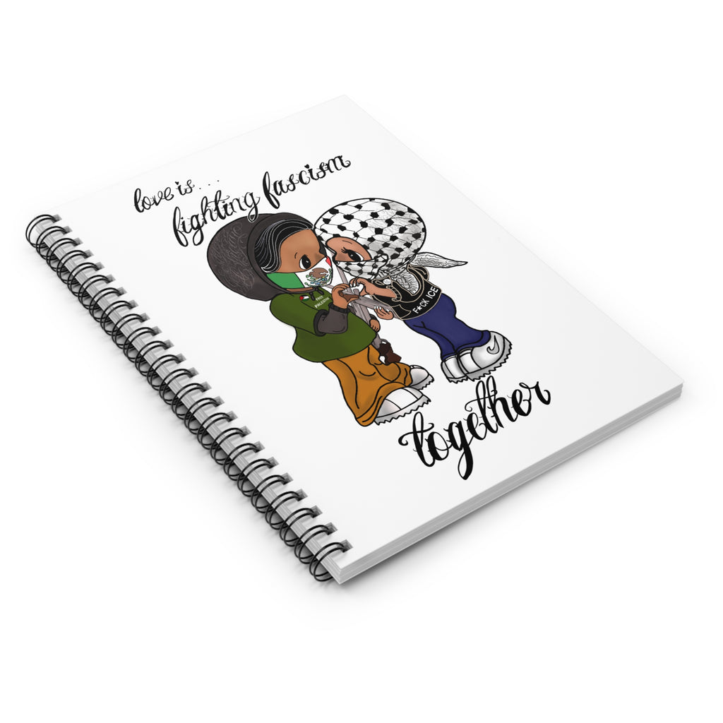 “Love is…” Spiral Notebook - Ruled Line