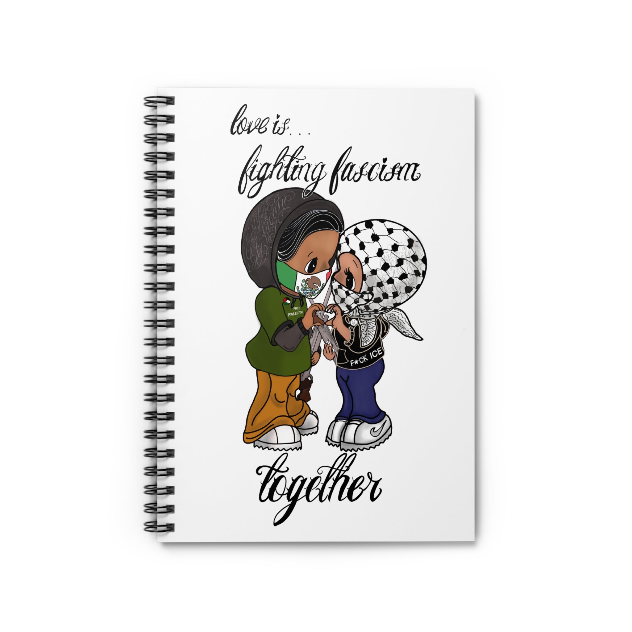 “Love is…” Spiral Notebook - Ruled Line