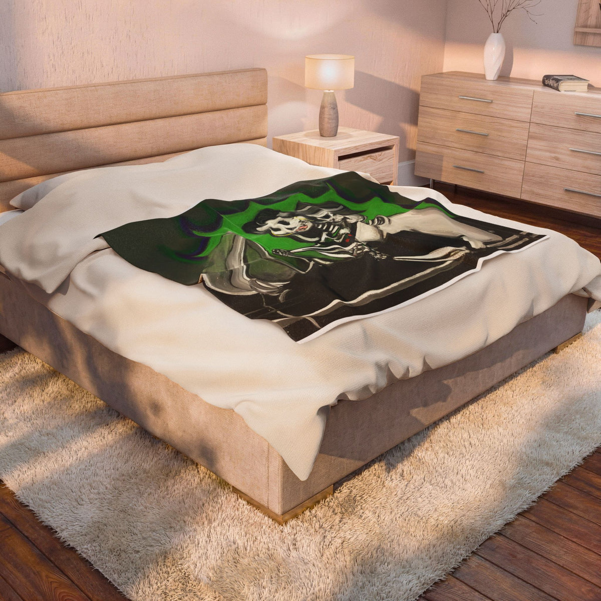 Ride With Me Velveteen Plush Blanket