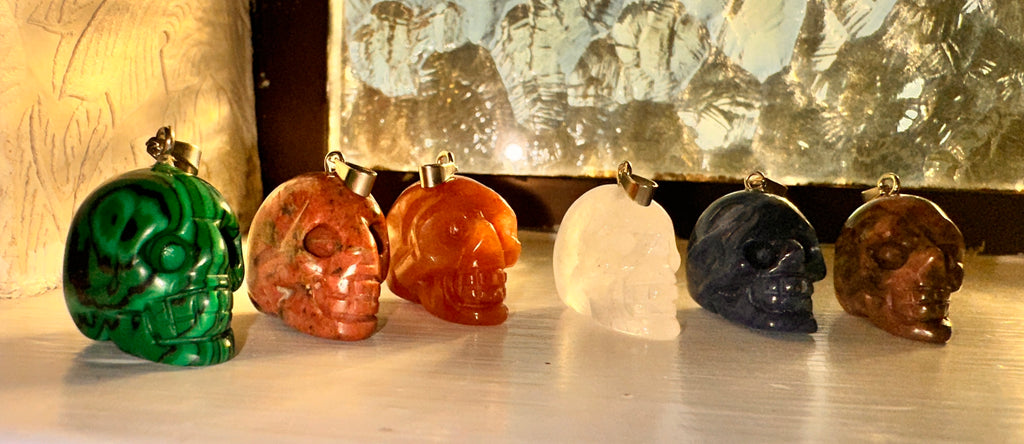 Crystal Skull Pendants