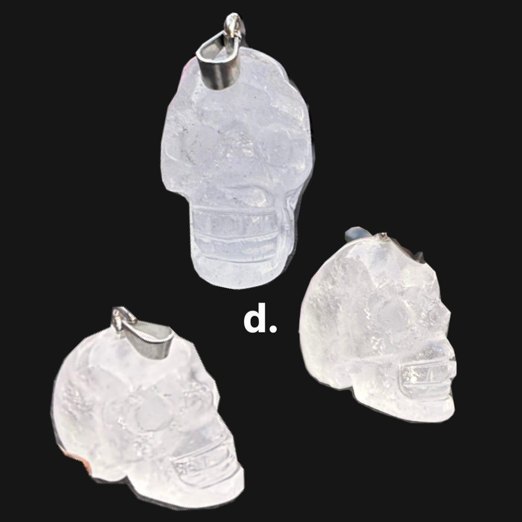Crystal Skull Pendants