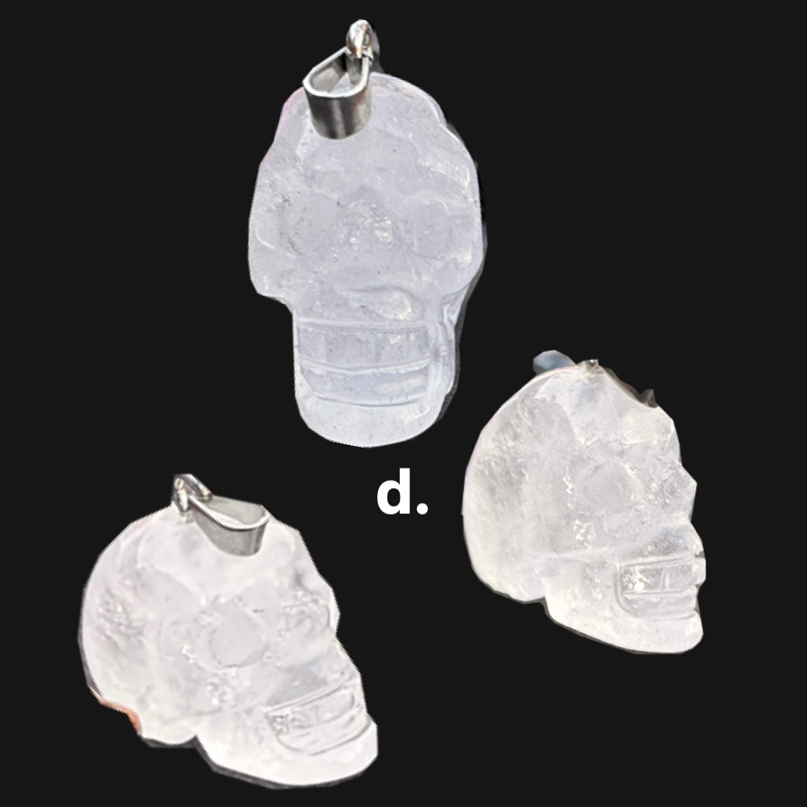 Crystal Skull Pendants